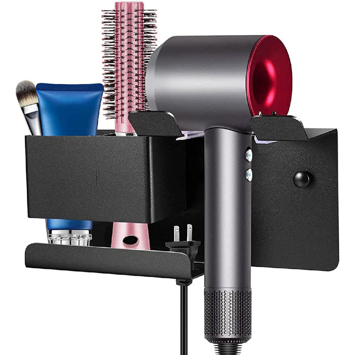 Rebrilliant Hair Dryer Holder Wall Mounted, Hair Tool Organizer